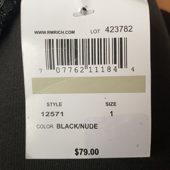 LITTLE BLACK HALTER DRESS BY MORGAN &CO SIZE 1 - Picture 5 of 5